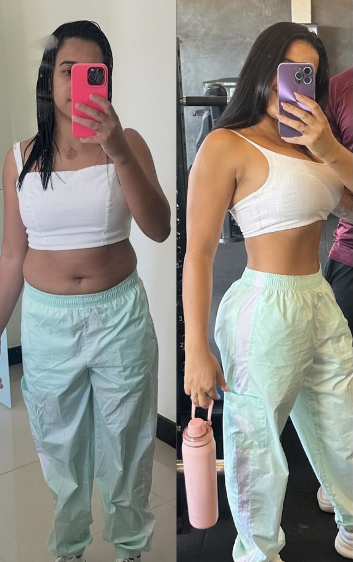 Resultado Slim Fire - antes e depois