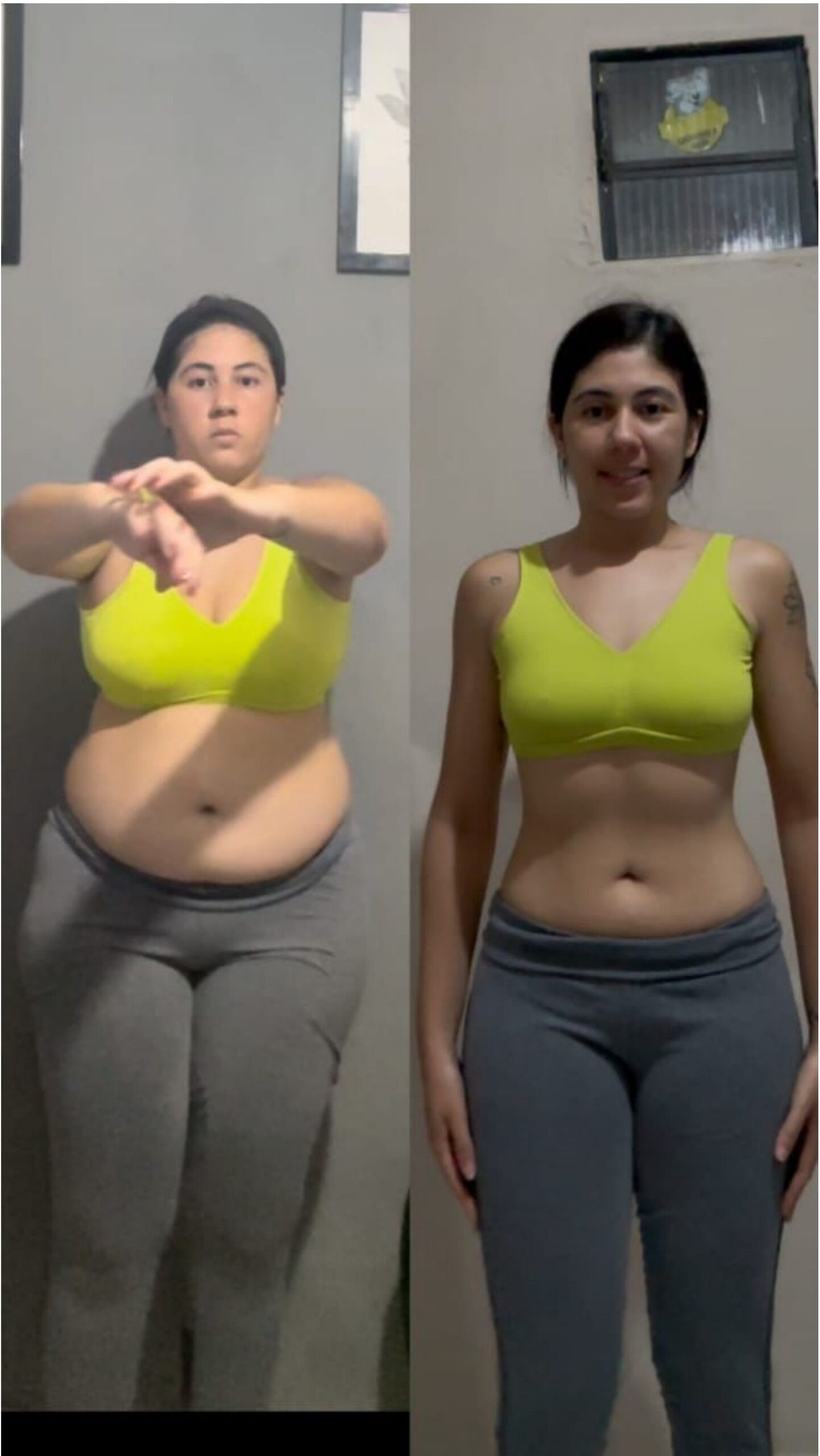 Resultado Slim Fire - antes e depois